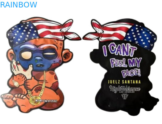 गंध प्रतिरोधी हर्बल इत्र पैकेजिंग बैग k Mylar 120-180 Mic मोटाई