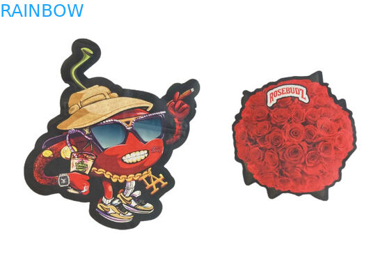 गंध प्रतिरोधी जड़ी बूटी धूप पैकेजिंग ज़िप लॉक मायलर सीबीडी तेल खरपतवार गांजा बैग Gravure मुद्रण