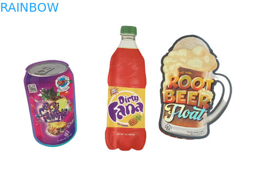 गंध प्रतिरोधी जड़ी बूटी धूप पैकेजिंग ज़िप लॉक मायलर सीबीडी तेल खरपतवार गांजा बैग Gravure मुद्रण