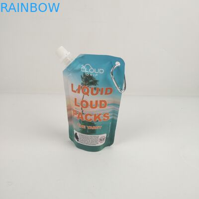 10 रंगों तक अनुकूलित लचीला स्पूट किए गए थैलों के साथ आंसू नोच विकल्प