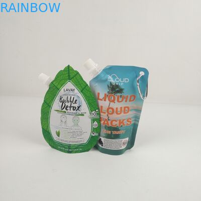 10 रंगों तक अनुकूलित लचीला स्पूट किए गए थैलों के साथ आंसू नोच विकल्प