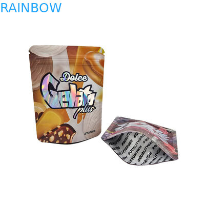 कॉफी बीन्स और खाद्य पदार्थों के लिए माइलर बैग के साथ सिल्वर फोइल पाउच पैकेजिंग