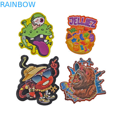 कस्टम डाई कट धातु उच्च गुणवत्ता अनियमित सील छोटे विशेष आकार प्लास्टिक ज़िपर Mylar खाद्य पैकेजिंग बैग