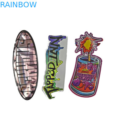 कस्टम लोगो मुद्रित डाई कट ज़िपलॉक बैग छोटे स्टैंड अप थैला 3.5g खाद्य ग्रेड पैकेजिंग जिपर के साथ गंध प्रूफ Mylar Ba