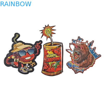 ज़िपलॉक पन्नी थैली 3.5g 7g 14g विशेष आकार कस्टम पैकेजिंग खाद्य गंध प्रूफ डाई कट मायलर बैग