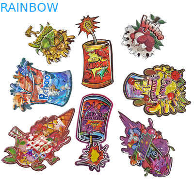 विशेष अनियमित आकार के गंध प्रतिरोधी बैग के साथ ज़िपलॉक कस्टम28g 14g 7g 3.5g डाई कट स्नैक खाद्य पैकेजिंग Mylar बैग