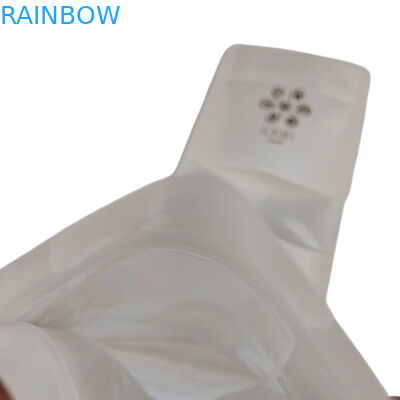 पारदर्शी खिड़की प्लास्टिक ज़िपर बैग स्टैंडअप पॉच पन्नी टुकड़े टुकड़े डिजिटल मुद्रण