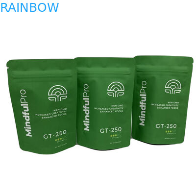 CYMK रंग हर्बल धूप पैकेजिंग एल्यूमीनियम पन्नी खड़े हो जाओ प्लास्टिक Mylar ज़िपर बैग