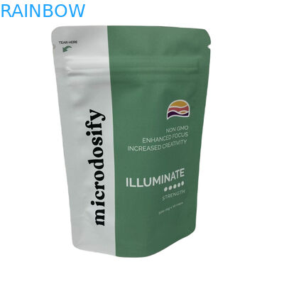 CYMK रंग हर्बल धूप पैकेजिंग एल्यूमीनियम पन्नी खड़े हो जाओ प्लास्टिक Mylar ज़िपर बैग