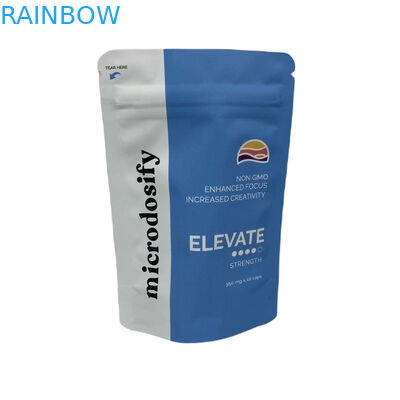 CYMK रंग हर्बल धूप पैकेजिंग एल्यूमीनियम पन्नी खड़े हो जाओ प्लास्टिक Mylar ज़िपर बैग