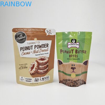 ओईएम गंध प्रूफ रीसेलेबल डोयपैक मैट प्रिंटिंग खाद्य पैकेजिंग प्लास्टिक ज़िपर बैग कस्टम मुद्रित मायलर स्टैंड अप पॉच