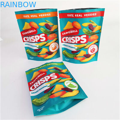 कस्टम डिजिटल प्रिंटिंग ज़िपलॉक खाद्य पदार्थ स्टैंड अप पैकेजिंग बैगअनाज भोजन के लिए