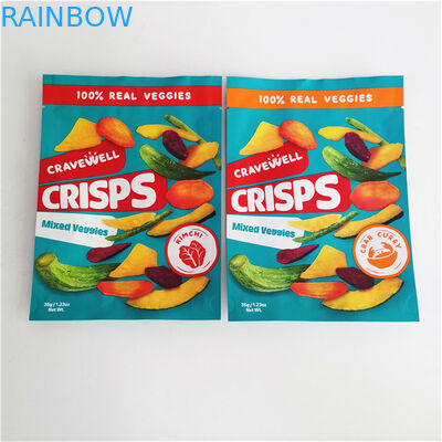 कस्टम डिजिटल प्रिंटिंग ज़िपलॉक खाद्य पदार्थ स्टैंड अप पैकेजिंग बैगअनाज भोजन के लिए