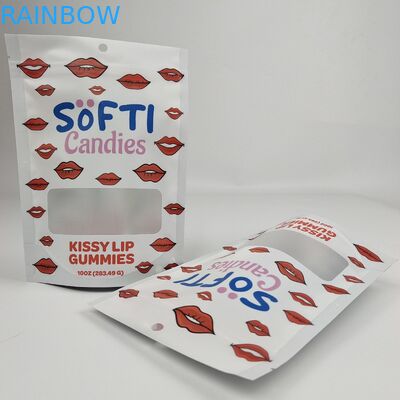 बेस्ट सेलिंग फूड ग्रेड गंध प्रूफ नमी प्रूफ टुकड़े टुकड़े एल्यूमीनियम पन्नी ज़िप लॉक बैग स्टैंड अप पॉच