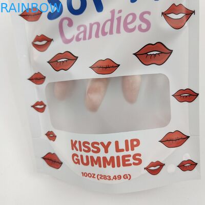 बेस्ट सेलिंग फूड ग्रेड गंध प्रूफ नमी प्रूफ टुकड़े टुकड़े एल्यूमीनियम पन्नी ज़िप लॉक बैग स्टैंड अप पॉच