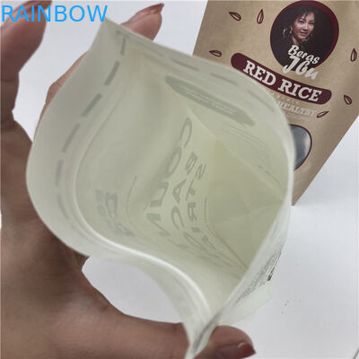 गुणवत्ता आश्वासन जिपर के साथ स्टैंड अप एल्यूमीनियम पन्नी बैग खाद्य स्नैक पैकेजिंग बैग