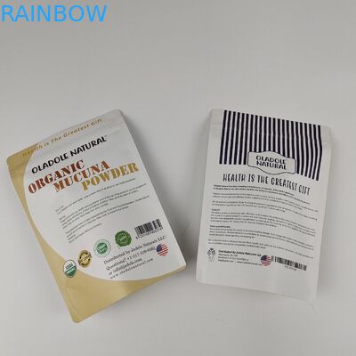 शीर्ष अनुरोधित उत्पाद स्टैंड अप बैग रीसायकल अनुकूलित एल्यूमीनियम पन्नी स्टैंड अप गंध प्रतिरोधी खाद्य पैकेजिंग बैग