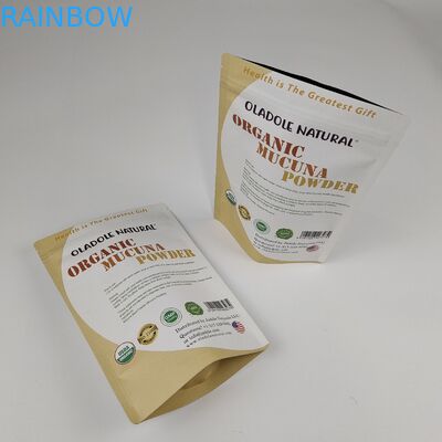 शीर्ष अनुरोधित उत्पाद स्टैंड अप बैग रीसायकल अनुकूलित एल्यूमीनियम पन्नी स्टैंड अप गंध प्रतिरोधी खाद्य पैकेजिंग बैग