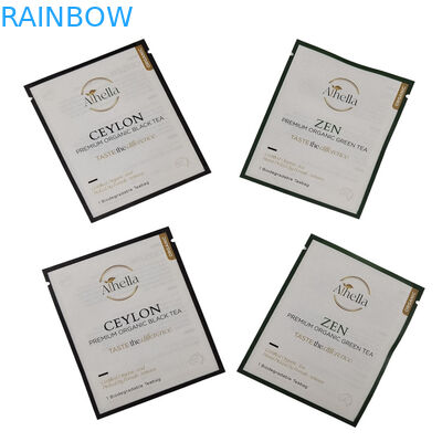 चाय कॉफी पाउडर के लिए कस्टम कम्पोस्टेबल छोटे आकार की थैली गमी के लिए बायोडिग्रेडेबल क्राफ्ट पेपर पाउच