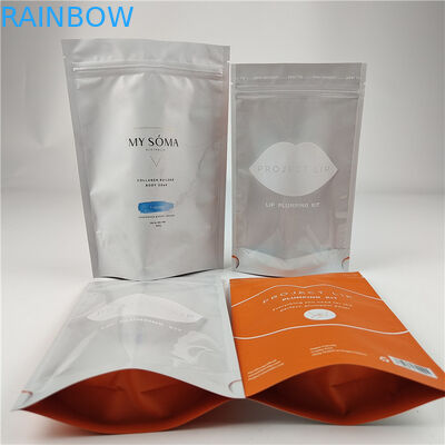 फैक्टरी थोक खाद्य पैकेजिंग सामग्री पैकेजिंग मैट एल्यूमीनियम पन्नी खड़े हो जाओ बैग Ziplock Doypack बैग
