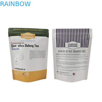 कम MOQ स्टैंड अप पुनः बंद करने योग्य ज़िपर क्राफ्ट पेपर बैग कस्टम बायोडिग्रेडेबल पुनः बंद करने योग्य पालतू जानवरों के लिए Mylar बैग