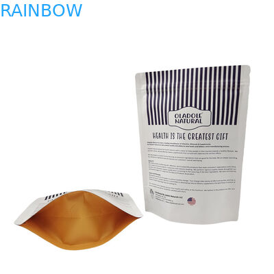 उच्च गुणवत्ता कस्टम इको फ्रेंडली स्टैंड अप क्राफ्ट पेपर बैग पालतू कुत्ता बिल्ली इलाज खाद्य ग्रेड नमी सबूत बैग के लिए