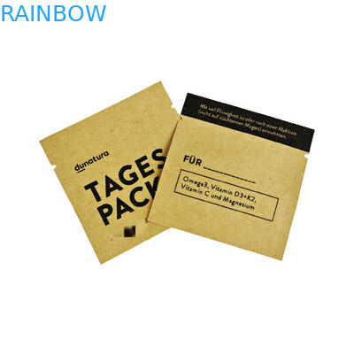 कस्टम मुद्रित कॉफी ढीली चाय नमूना थैली 8x8 सेमी क्राफ्ट पेपर बैग पुनर्नवीनीकरण योग्य क्राफ्ट पेपर बैग अनुकूलित