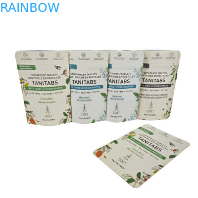 कस्टम मुद्रित कॉफी ढीली चाय नमूना थैली 8x8 सेमी क्राफ्ट पेपर बैग पुनर्नवीनीकरण योग्य क्राफ्ट पेपर बैग अनुकूलित