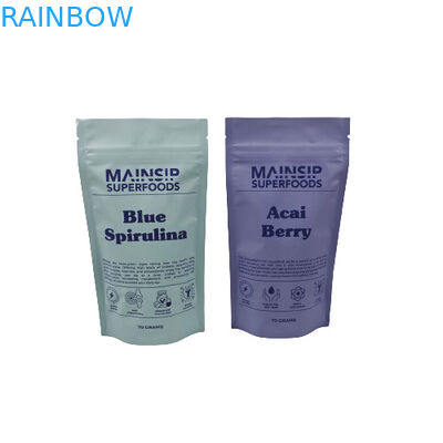 डिजिटल मुद्रित मायलर बैग गंध प्रतिरोधी कॉफी पाउडर पैकेजिंग स्टैंड अप ज़िप लॉक बैग के साथ एल्यूमीनियम पन्नी