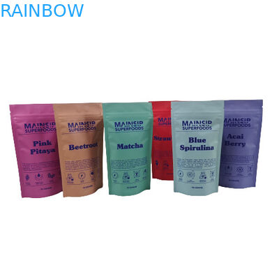 कस्टम गंध प्रतिरोधी कुकी पैकेजिंग बैग पुनः बंद करने योग्य ज़िप लॉक एल्यूमीनियम पन्नी के साथ प्लास्टिक बैग