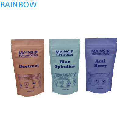 कस्टम गंध प्रतिरोधी कुकी पैकेजिंग बैग पुनः बंद करने योग्य ज़िप लॉक एल्यूमीनियम पन्नी के साथ प्लास्टिक बैग