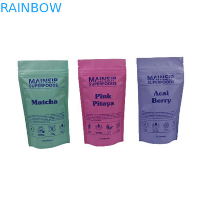 कस्टम गंध प्रतिरोधी कुकी पैकेजिंग बैग पुनः बंद करने योग्य ज़िप लॉक एल्यूमीनियम पन्नी के साथ प्लास्टिक बैग