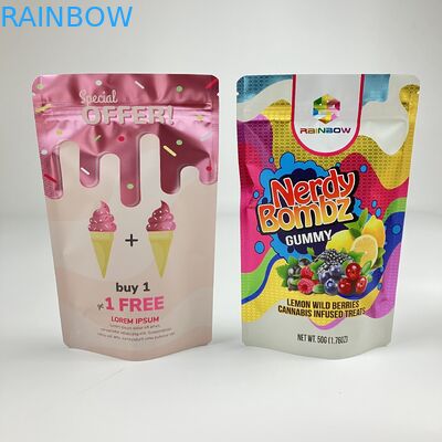 फैक्टरी सीधे कस्टम पुनः बंद करने योग्य ज़िप लॉक बैग वीएमपीईटी गंध सबूत खाद्य ग्रेड खड़े हो जाओ ज़िप बैग