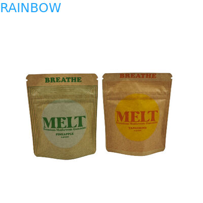 कस्टम स्टैंड अप बैग इको फ्रेंडली बायोडिग्रेडेबल पैकेजिंग क्राफ्ट कॉस्मेटिक स्टैंड अप बैग