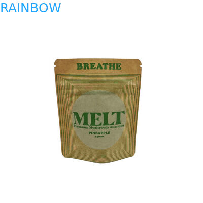 कस्टम स्टैंड अप बैग इको फ्रेंडली बायोडिग्रेडेबल पैकेजिंग क्राफ्ट कॉस्मेटिक स्टैंड अप बैग