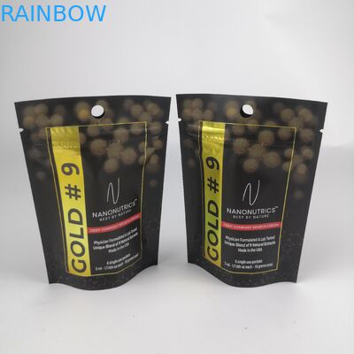 कस्टम मुद्रित पुनः बंद करने योग्य ज़िप लॉक स्टैंड अप बैग बाथ नमक पैकेजिंग बैग होलोग्राफिक