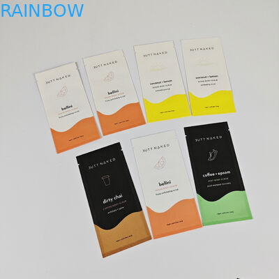 अनुकूलित 10g 20g 30g कॉफी चाय खाद्य पैकेजिंग बैग पुनर्नवीनीकरण बायोडिग्रेडेबल क्राफ्ट पेपर बैग