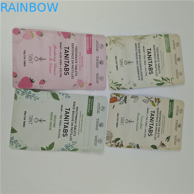 नई डिजाइन अनुकूलित आकार और रंग उपलब्ध खाद्य पैकेजिंग के लिए फ्लैट बैग पैकेजिंग