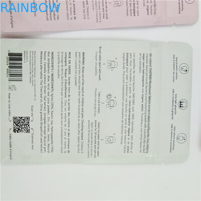 नई डिजाइन अनुकूलित आकार और रंग उपलब्ध खाद्य पैकेजिंग के लिए फ्लैट बैग पैकेजिंग