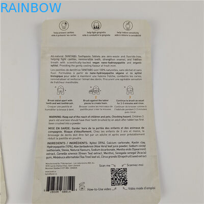 नई डिजाइन अनुकूलित आकार और रंग उपलब्ध खाद्य पैकेजिंग के लिए फ्लैट बैग पैकेजिंग