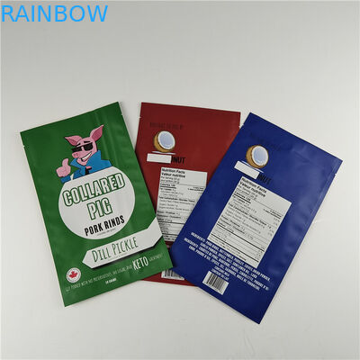 निर्माता अनुकूलित आकार भंडारण स्नैक बैग पैकेजिंग मैट एल्यूमीनियम पन्नी खड़े हो जाओ पाउच ज़िपलॉक पैकेजिंग बैग