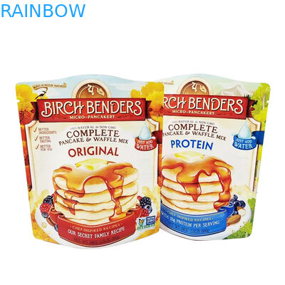 चाय के बैग के लिए फिर से बंद करने योग्य स्टैंड-अप बैग किसी भी आकार में कस्टम पैकेजिंग