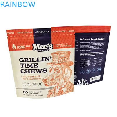 चाय के बैग के लिए फिर से बंद करने योग्य स्टैंड-अप बैग किसी भी आकार में कस्टम पैकेजिंग