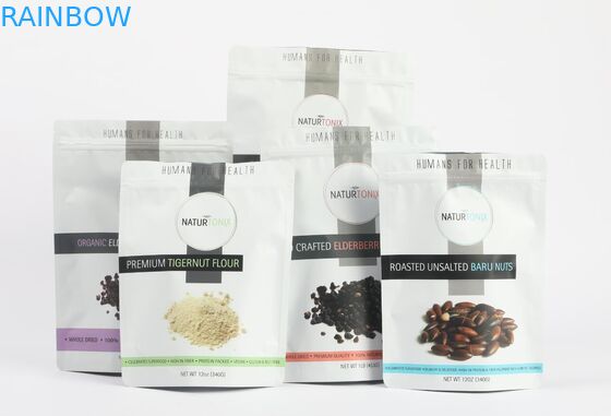 अनुकूलित थ्री साइड सील बैग चाय बैग चमकदार या मैट खत्म में पैकेजिंग