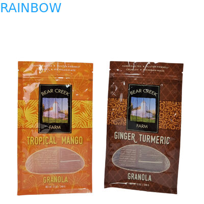 कस्टमाइज रंग के साथ गसेटेड पैकेज बैग के नीचे 10 रंग तक