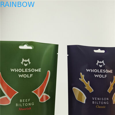 पर्यावरण के अनुकूल अनुकूलित गंध प्रतिरोधी अनुकूलित आकार और मोटाई डिजिटल मुद्रण बैग नट्स और स्नैक्स के लिए