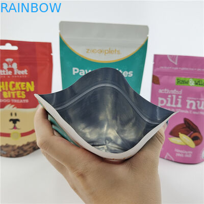 बेस्ट सेलिंग रीसाइक्लेबल पर्यावरण के अनुकूल कस्टम मुद्रित खाद्य ग्रेड बैग के साथ ज़िपर स्नैक पैकेजिंग के लिए