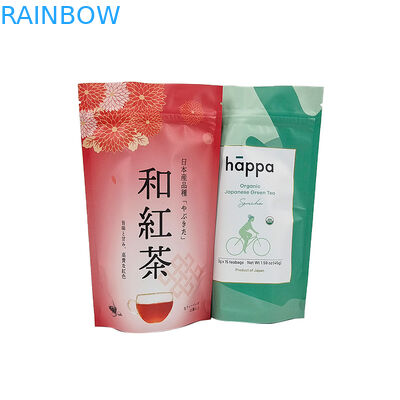 किसी भी आकार की मोटाई के साथ कस्टम सूखी चाय बैग पैकेजिंग के साथ डीगैसिंग वाल्व शामिल