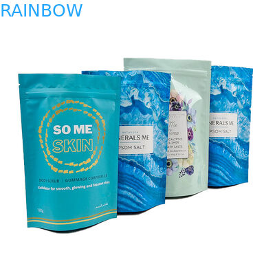 स्टैंड अप/डॉय पैक/डॉय पैक/डॉय पैक पैकेजिंग शीर्ष ज़िपर के साथ एल्यूमीनियम पन्नी बैगिंग