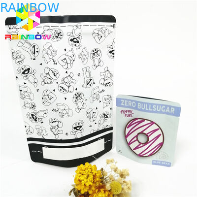 पुनर्नवीनीकरण सुविधा और ज़िपर बंद के साथ मैट फिनिश पालतू भोजन थैली